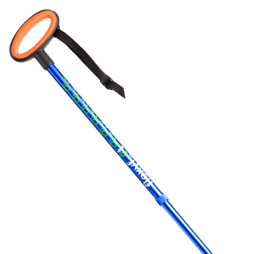 Flexyfoot Oval Telescopic Handle Walking Stick - Blue